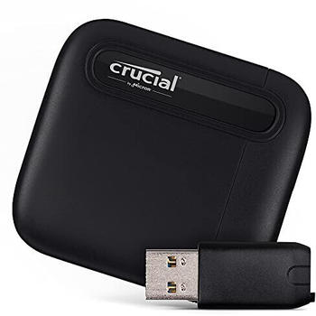 Crucial X6 Portable 500GB + USB Adapter USB-C auf USB-A