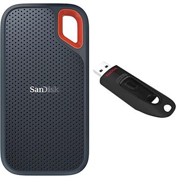 SanDisk Extreme Portable SSD 1TB + Ultra USB 3.0 64GB