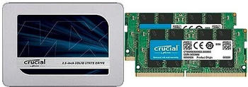 Crucial MX500 2TB + RAM 32GB (2x16GB) DDR4 3200MHz CL22