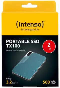 Intenso TX100 2TB – Robustes Design und hohe Schockresistenz