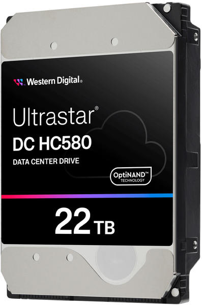 Server Festplatte Allgemeine Daten & Leistung Western Digital Ultrastar DC HC580 SE 22TB (WUH722422ALE6L4 / 0F62785)