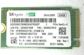 Lenovo PCIe 256GB M.2 (5SS0V27610)