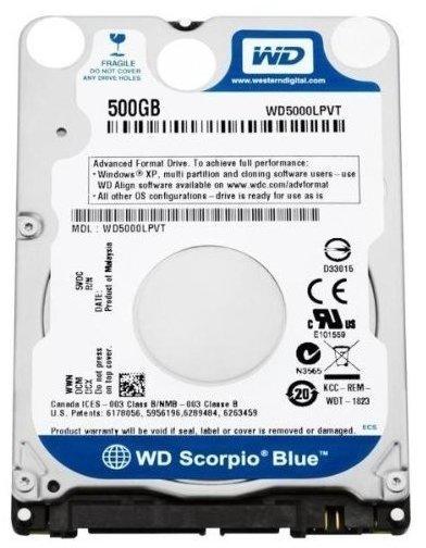  Western Digital Scorpio Blue 2,5 SATA II 500GB (WD5000LPVT)