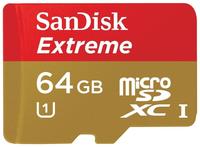 SanDisk microSDXC Extreme 64GB UHS-I U1 (SDSDQX-064G-U46A)