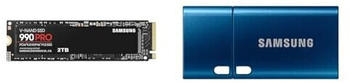 Samsung 990 Pro 2TB + USB Flash Drive Type-C 128GB