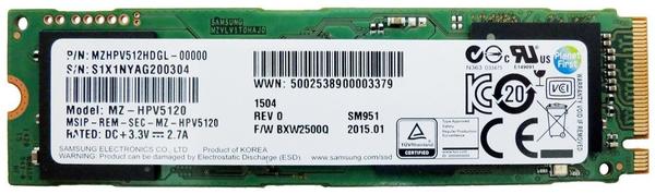 Samsung SM951 AHCI 512 GB