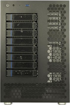 Inter-Tech NAS-8 – Inter-Tech NAS-8 – horizontales Wechselfestplatten-System mit acht Einschüben
