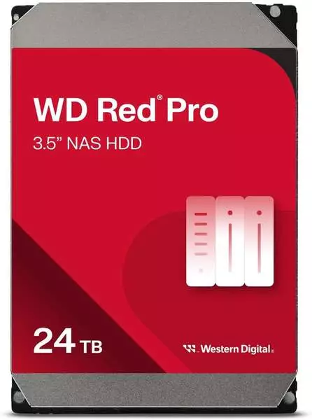 Western Digital Red Pro SATA III 24TB (WD240KFGX)
