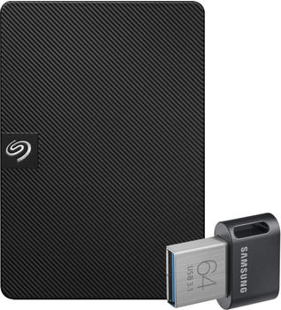 Seagate Expansion Portable 5TB (STKM5000400) + Samsung Fit Plus 64GB