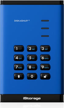 iStorage diskAshur3 SSD 4TB blau