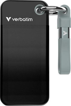 Verbatim Pocket SSD 1TB schwarz/grau