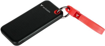 Verbatim Pocket SSD 1TB schwarz/rot – Blitzschnelle Datenübertragung für maximale Produktivität
