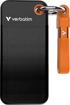 Verbatim Pocket SSD 1TB schwarz/orange
