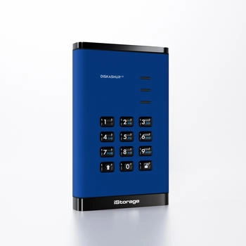 iStorage diskAshur3 2TB blau