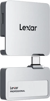 Lexar Professional Go Portable mit Hub 2TB silber
