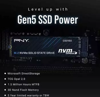 PNY CS2150 2TB – Zuverlässige Langlebigkeit für dauerhafte Leistung
