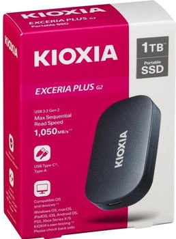 Kioxia Exceria Plus G2 Portable 1TB – Blitzschnelle Datenübertragung für maximale Produktivität