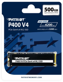Patriot P400 V4 500GB – Zuverlässiger Datenschutz und optimierte Leistung