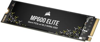 Corsair MP600 ELITE 4TB M.2 PCIe Gen4 x4 NVMe - M.2 2280 - Up to 7,000MB/sec Sequential Read - High-Density 3D TLC NAND - For Desktops and Laptops - Black
