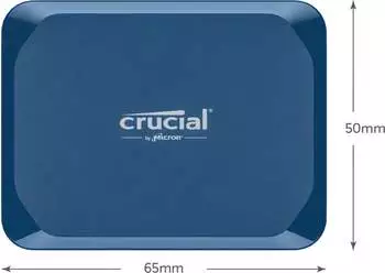 Crucial X10 2TB Portable – Robustes Design schützt Ihre wertvollen Daten zuverlässig