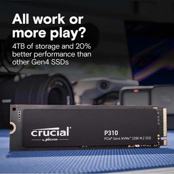 Crucial P310 2TB 2280 (CT2000P310SSD8-T) – Beeindruckende IOPS-Werte für flüssige Systemperformance