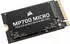 Corsair MP700 MICRO 4TB PCIe 5.0 NVMe M.2 2242 - Up to 9,400 MB/s Read 8,100 MB/s Write - Gen5 Speed for Laptops & Mini PCs - Black
