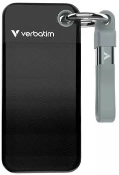 Verbatim Pocket SSD 256GB schwarz/grau