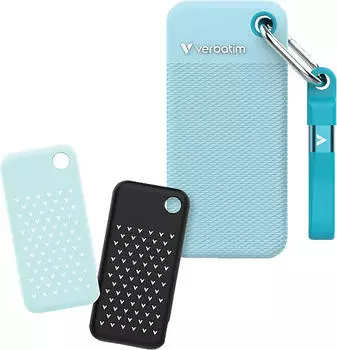 Verbatim Pocket SSD Colour 2TB blau