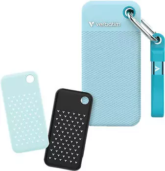 Verbatim Pocket SSD Colour 1TB blau