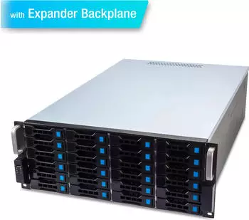 Fantec SRC-4240X07-6GE Expander Backplane 19" 4HE, 24x SAS/SATA 3,5"/2,5" (2564)