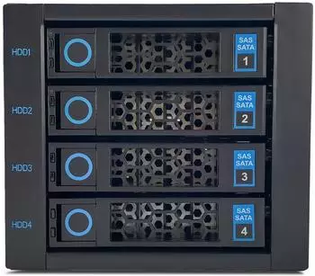 Fantec WR-NVMeU.2-C3141 U.2/SAS/SATA Backplane f&uuml;r 4&times; 3,5"/2,5" NVMe/SSD/HDD (2555)