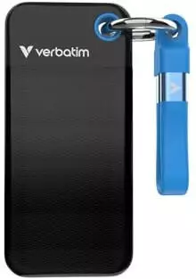 Verbatim Pocket SSD 128GB schwarz/blau