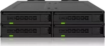 Icy Dock ExpressCage 4-Bay U.2/U.3 PCIe 4.0 NVMe Hot-Swap Mobile Rack (MB324V4P-B)