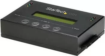 StarTech SATDUP11 1:1 Festplatten-Klonstation & Löscher, SATA, 2.5