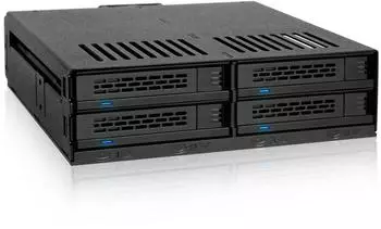 Icy Dock MB324SP-1B 4-Bay Mobile Rack für 2,5" HDD/SSD, SATA, Hot-Swap (MB324SP-1B)