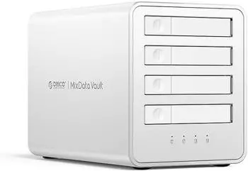 Orico 8848U4 DAS Series 4-Bay M.2 NVMe SSD-Gehäuse 40Gbit/s weiß (8848U4)