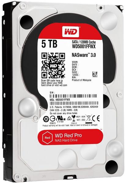  Western Digital Red Pro NAS 5TB (WD5001FFWX)