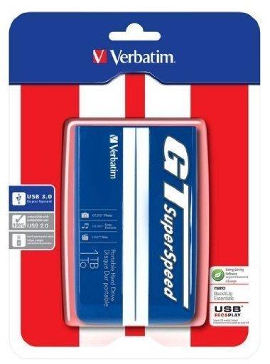 Verbatim GT SuperSpeed 1TB USB 3.0 blau (53083)