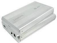 LogiLink 3,5" SATA USB 2.0 Festplattengehäuse silber
