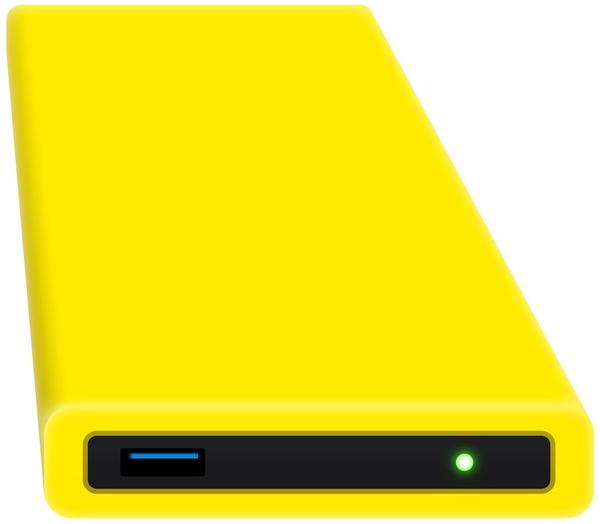 HipDisk HD-GL-00 Festplattengehäuse 6,4 cm (2,5 Zoll) gelb