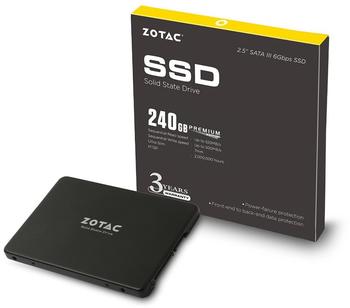 Zotac SSD 240GB SATA3 MLC 256MBDRAM Cache R 520MB/s W 500MB/s