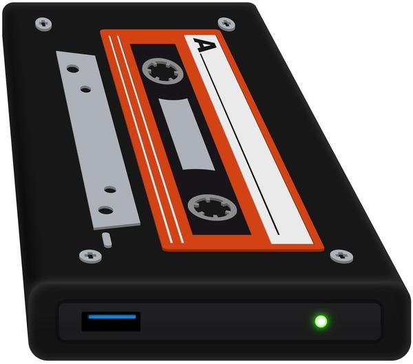 HipDisk HD-LS132-1TB externe Festplatte 1TB (6,4 cm (2,5 Zoll), 5400rpm, 8MB Cache, USB 3.0) old school