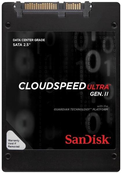 SanDisk Optimus Eco - Solid-State-Disk - 1.6TB Enterprise 6,4cm 2,5Zoll SAS 6Gb/s 19nm eMLC mixed-use