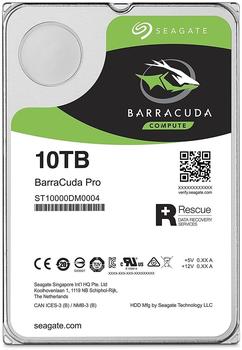 Seagate BarraCuda Pro 10TB (ST10000DM0004) – Robuste Bauweise und hohe Zuverlässigkeit