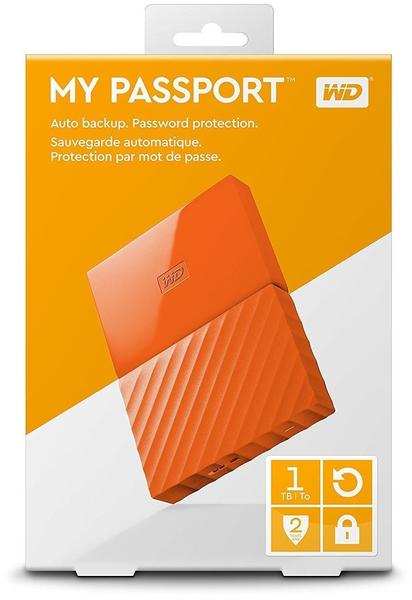 Allgemeine Daten & Bewertungen Western Digital My Passport Portable 1TB USB 3.0 orange (WDBYNN0010BOR-WESN)