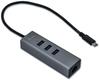 I-Tec 3 Port USB-C Metal HUB Giga