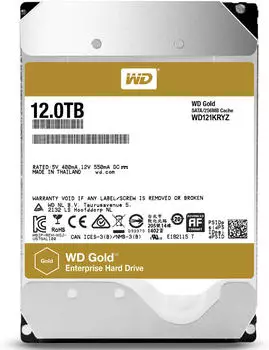Western Digital Gold 12TB (WD121KRYZ) – Optimieren Sie Ihre Datenspeicherung mit der Western Digital Gold 12TB