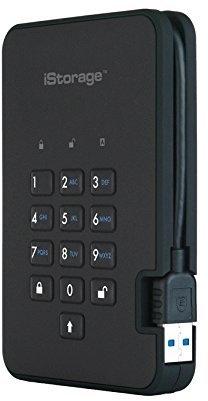 DiskAshur 2 HDD 4 TB USB 3.2 schwarz Ausstattung & Allgemeine Daten iStorage DiskAshur 2 HDD 4 TB USB 3.2 schwarz
