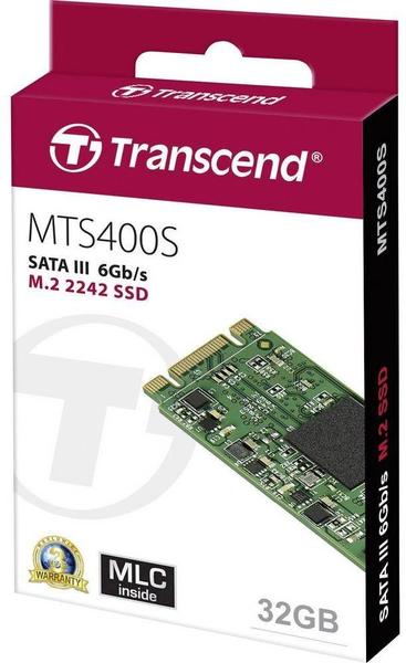 Leistung & Bewertungen Transcend MTS400S M.2 32GB