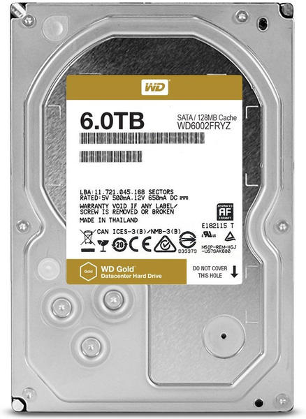 Western Digital Gold Datacenter 6TB (WD6002FRYZ)